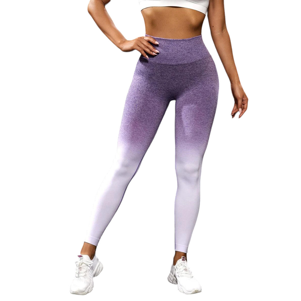 Calza Deportiva Push Up Lila