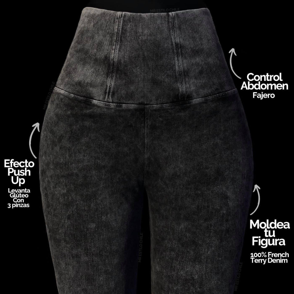 Jeans Fajero Reductor Peruano con Bolsillo trasero