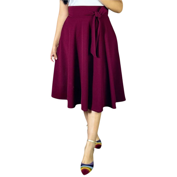 Falda Midi Lazo Camila