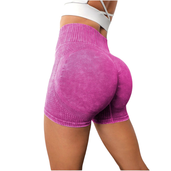 Short corto deportivo Yoga ciclismo Fitness gimnasio Rojo violeta