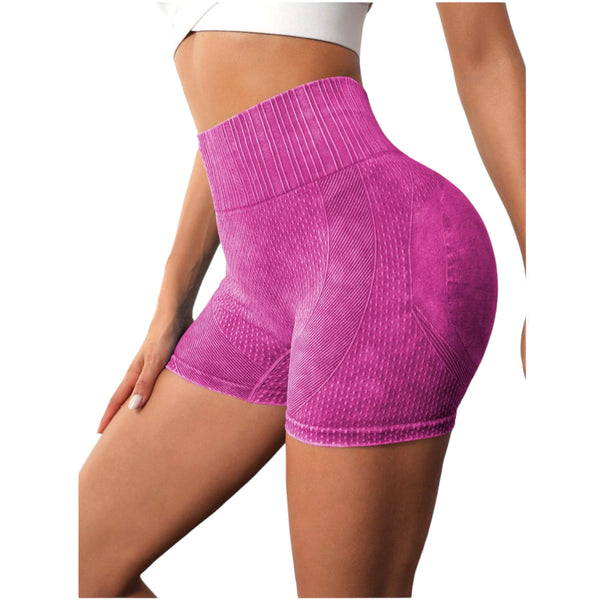 Short corto deportivo Yoga ciclismo Fitness gimnasio Rojo violeta