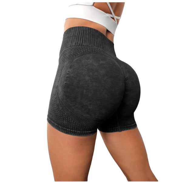 Short corto deportivo Yoga ciclismo Fitness gimnasio Negro
