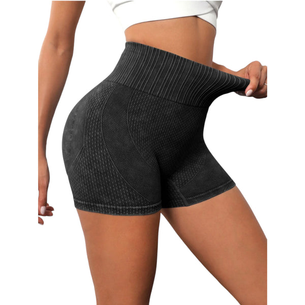 Short corto deportivo Yoga ciclismo Fitness gimnasio Negro