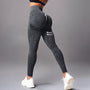 Calza Deportiva Push Up Prelavado Negro