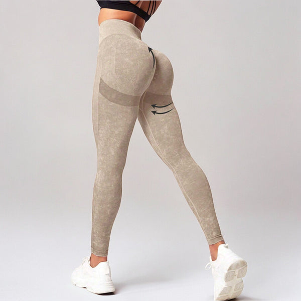 Calza Deportiva Push Up Prelavado Caramelo