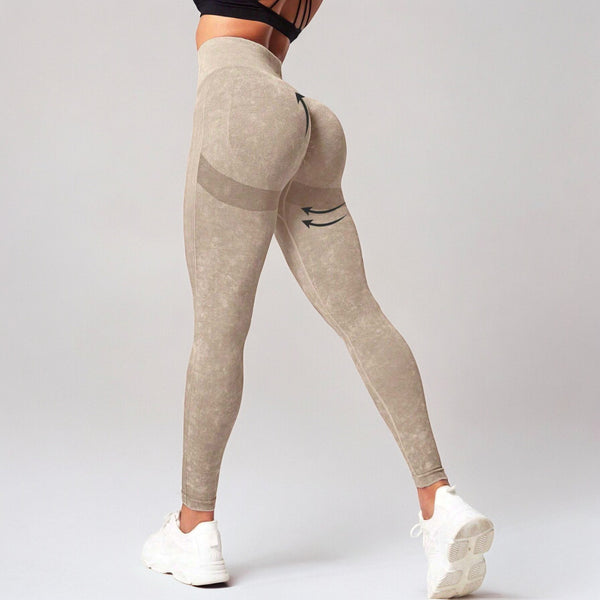 Calza Deportiva Push Up Prelavado Caramelo