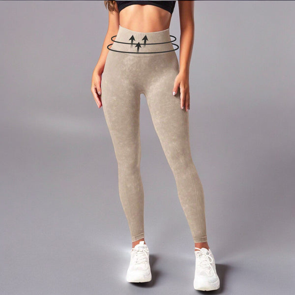 Calza Deportiva Push Up Prelavado Caramelo
