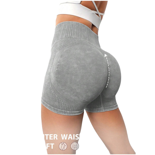Short corto deportivo Yoga ciclismo Fitness gimnasio GRIS