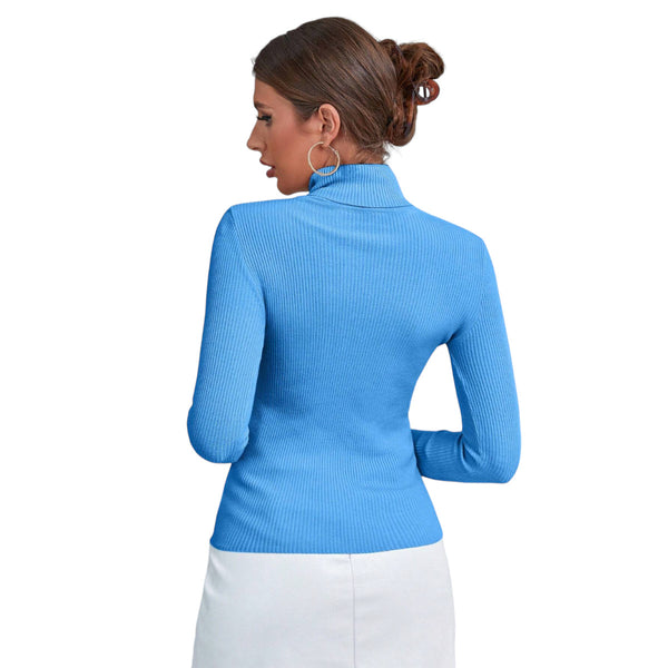 Sweater Beatle Cuello Alto Doble