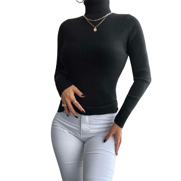 Sweater Beatle Cuello Alto Doble