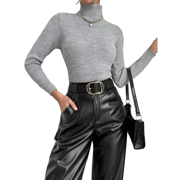 Sweater Beatle Cuello Alto Doble