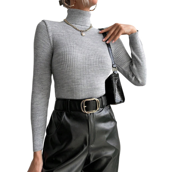 Sweater Beatle Cuello Alto Doble