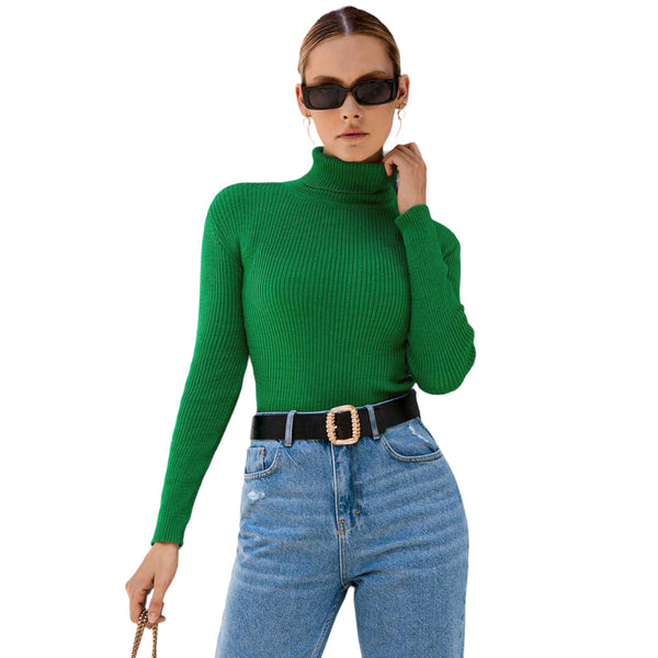 Sweater Beatle Cuello Alto Doble