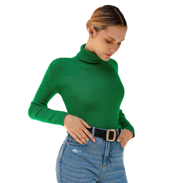 Sweater Beatle Cuello Alto Doble