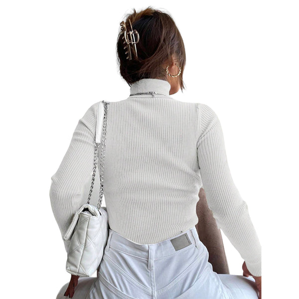 Sweater Beatle Cuello Alto Doble