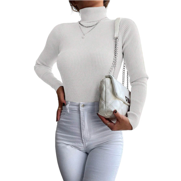 Sweater Beatle Cuello Alto Doble