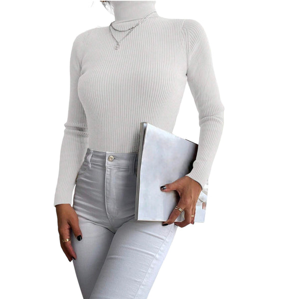 Sweater Beatle Cuello Alto Doble