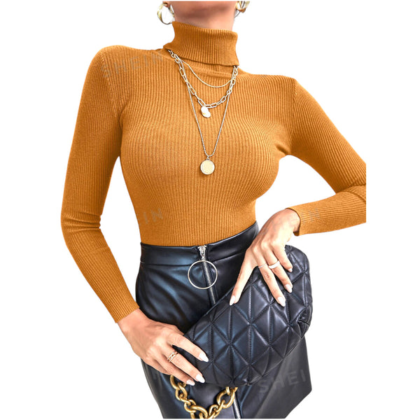 Sweater Beatle Cuello Alto Doble
