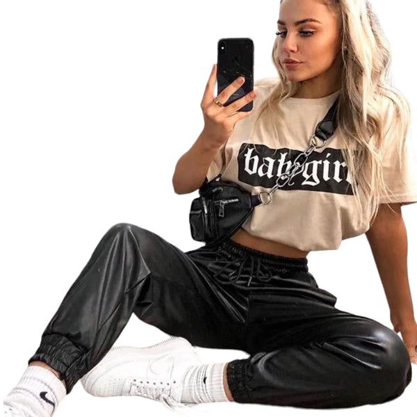 Pantalón Jogger Ecocuero