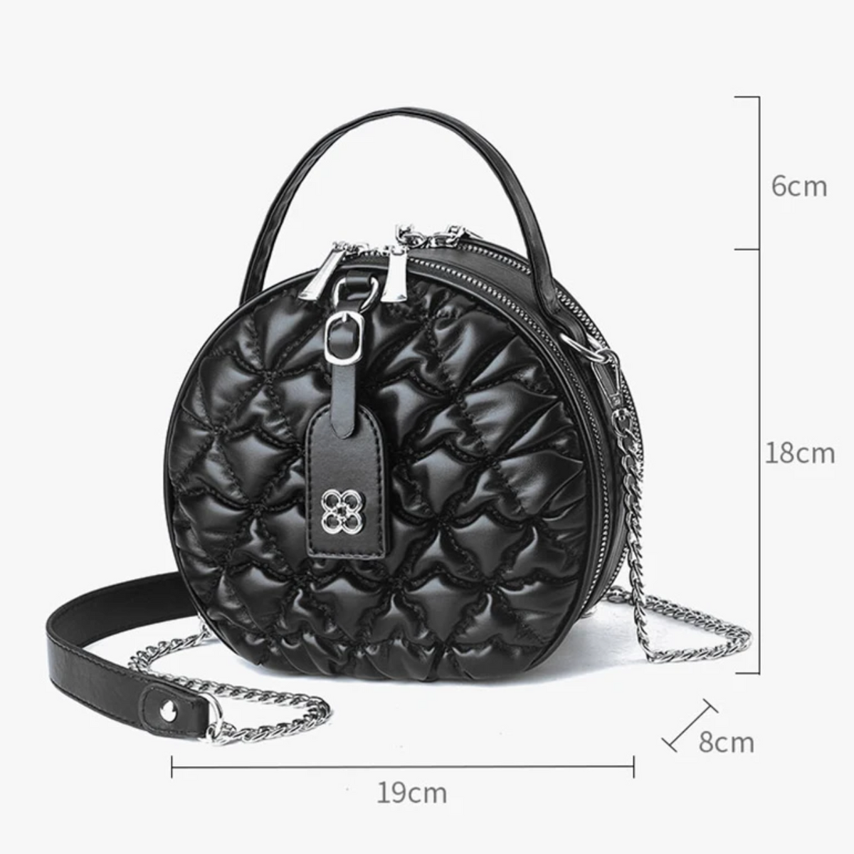 Cartera bandolera fama con cadena de lujo