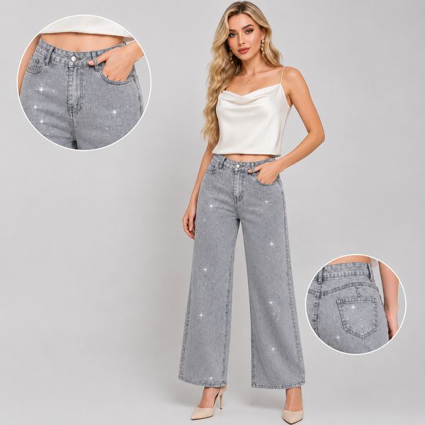JEANS RECTO GRIS