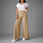 Pantalón Palazzo Modelo Beige