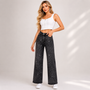 JEANS RECTO CON BRILLO
