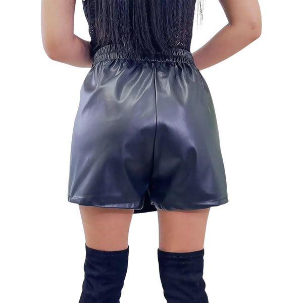 Falda Short Ecocuero Myrian