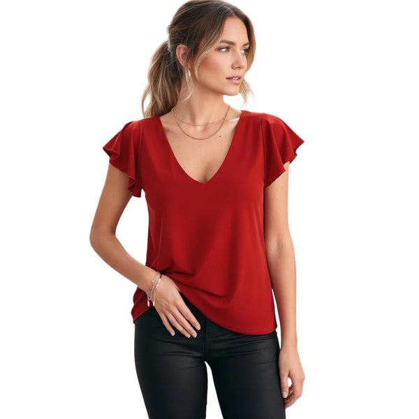 Polera Lucia Rojo Italino