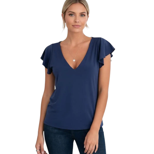 Polera Lucia Azul Marino