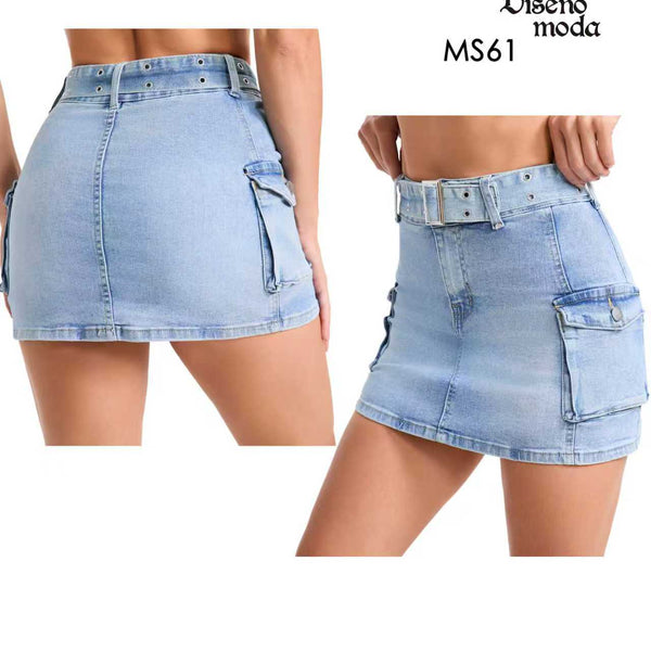 Falda Short Jeans