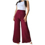Pantalón Palazzo Modelo Burdeo