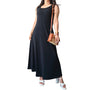 Maxi Vestido Largo Asia Negro