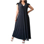 Maxi Vestido Largo Santorini Negro