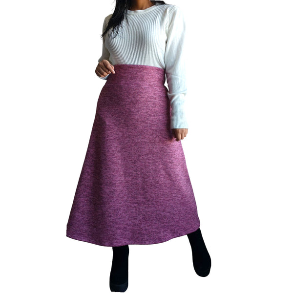Falda  Lanilla con Chiporro Rosa