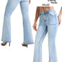 JEANS FLARE PATA ELEFANTE